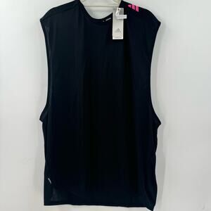 NWT Adidas Mens black and pink training tank top